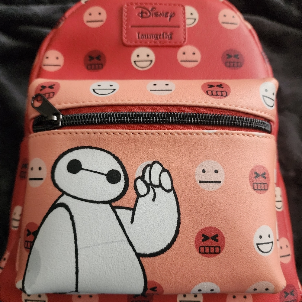 NWT Baymax Big Hero 6 Baymax Faces Backpack